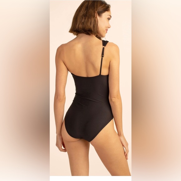 NWT Trina Turk one shoulder one piece swimsuit size 6 - Picture 4 of 7